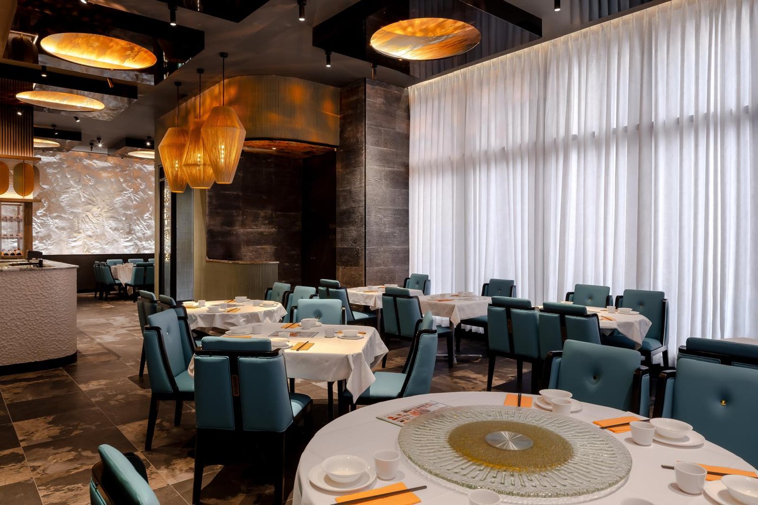 The Crystal J dining room on Lonsdale Street